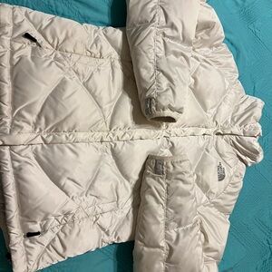 The North Face Women's Off-White Puffer Jacket
